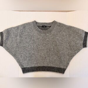 1. State Heathered Knit cropped batwing sweater